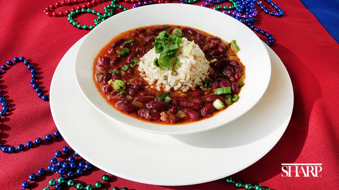 Vegetarian red beans and rice (recipe)