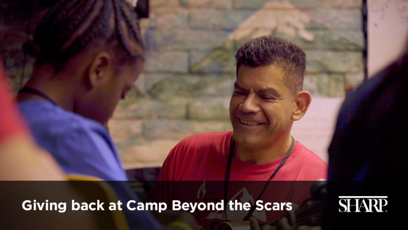 Giving back at Camp Beyond the Scars (video)