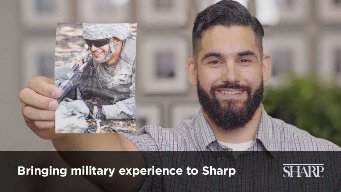 Bringing military experience to Sharp (video)