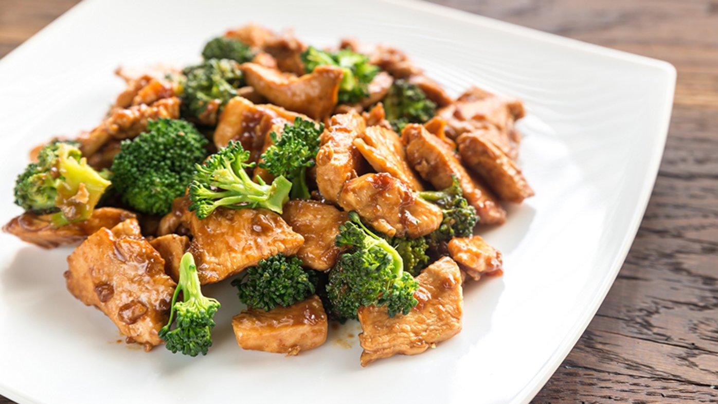 Chicken and broccoli stir-fry (recipe)