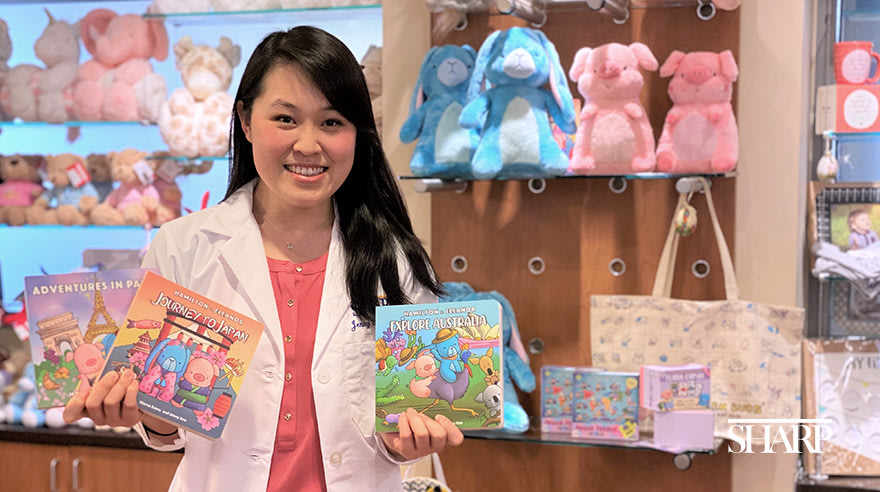 Dr. Jenny Koo highlights various cultures in her children’s books that feature animal characters named Hamilton and Eleanor.