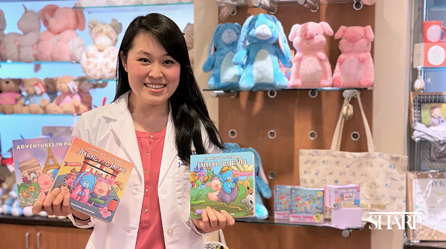 Dr. Jenny Koo highlights various cultures in her children’s books that feature animal characters named Hamilton and Eleanor.