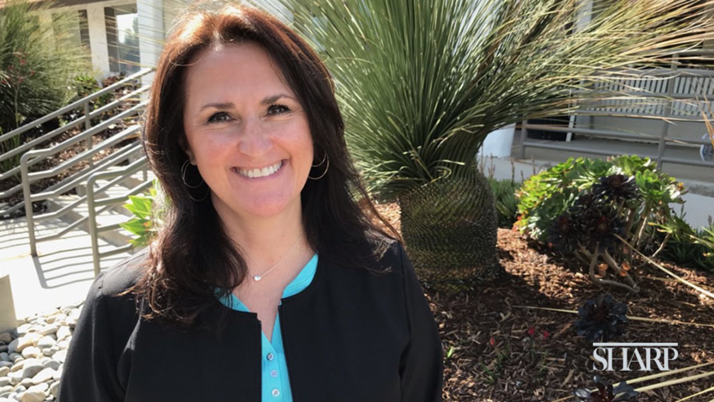 Kathy Mendias, manager of administrative resources and retail services at Sharp Mary Birch Hospital for Women & Newborns, shares her message of embracing tears for better physical and emotional health.