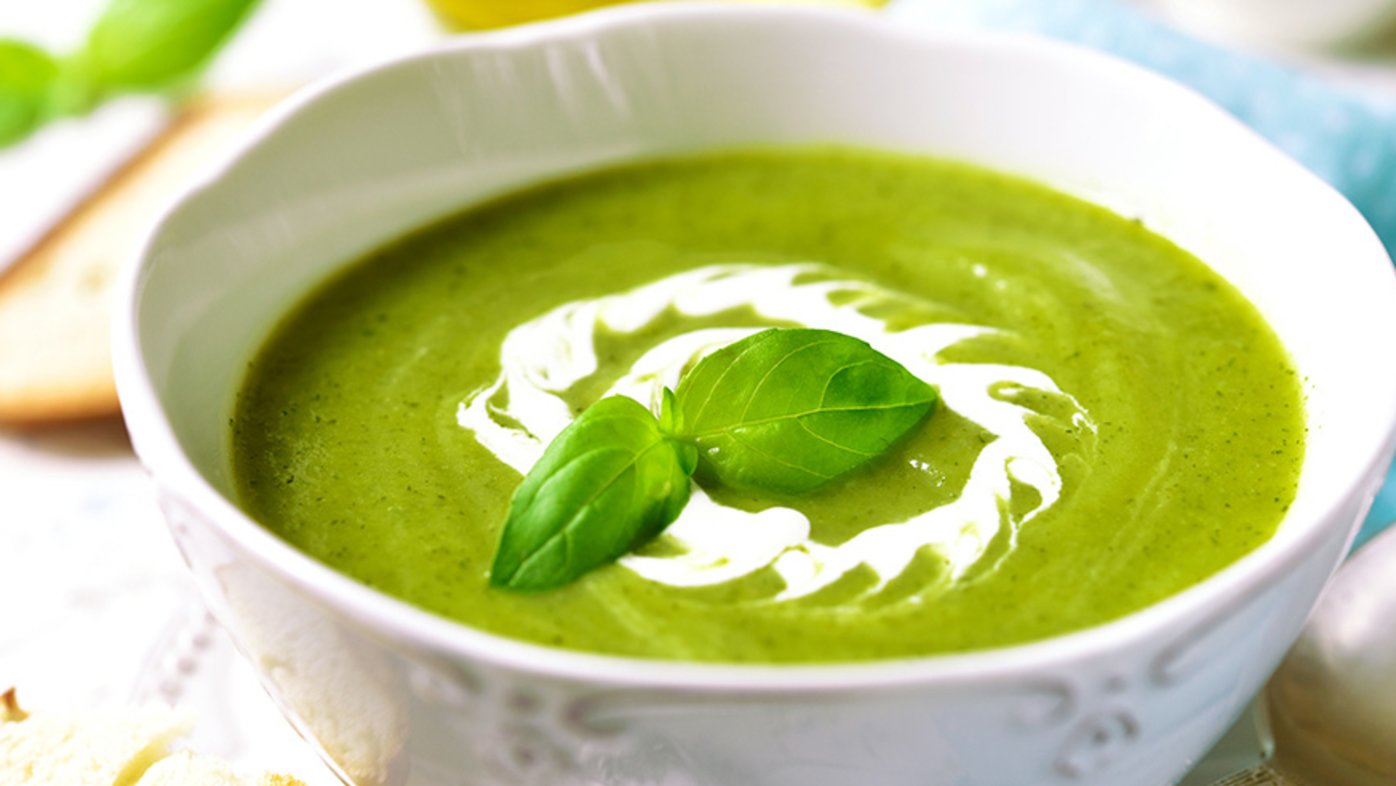 Spinach, Kale and Green Bean Soup