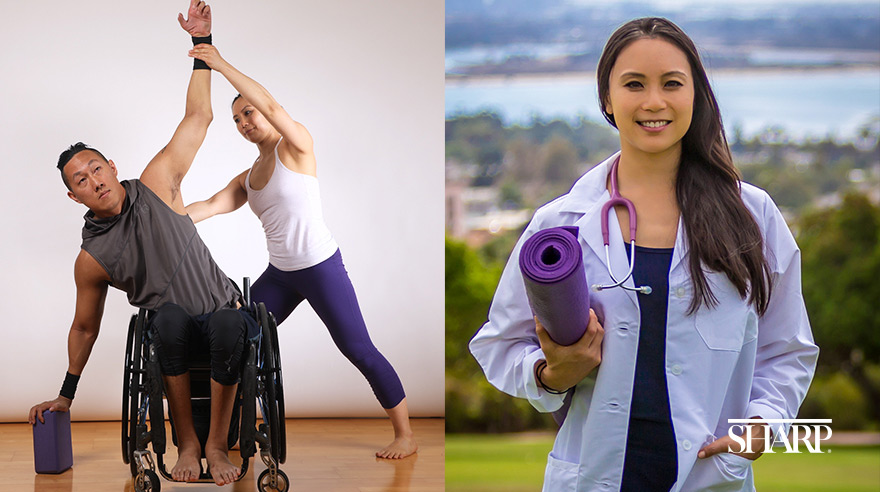 Sharp Rees-Stealy Doctor Writes Book on Adaptive Yoga | Sharp HealthCare