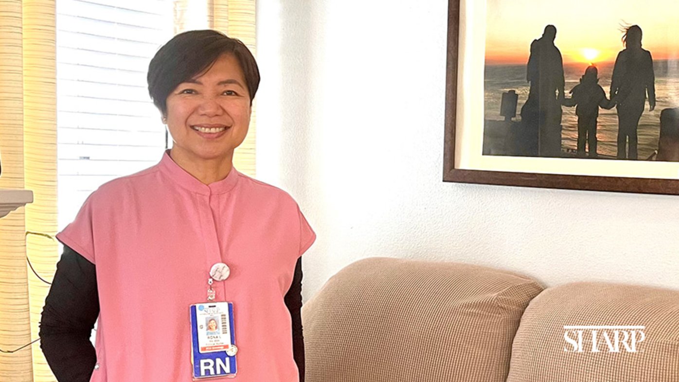 Rona Linatoc, RN, says her experience as an oncology nurse at Sharp Chula Vista guided her on her journey with breast cancer.