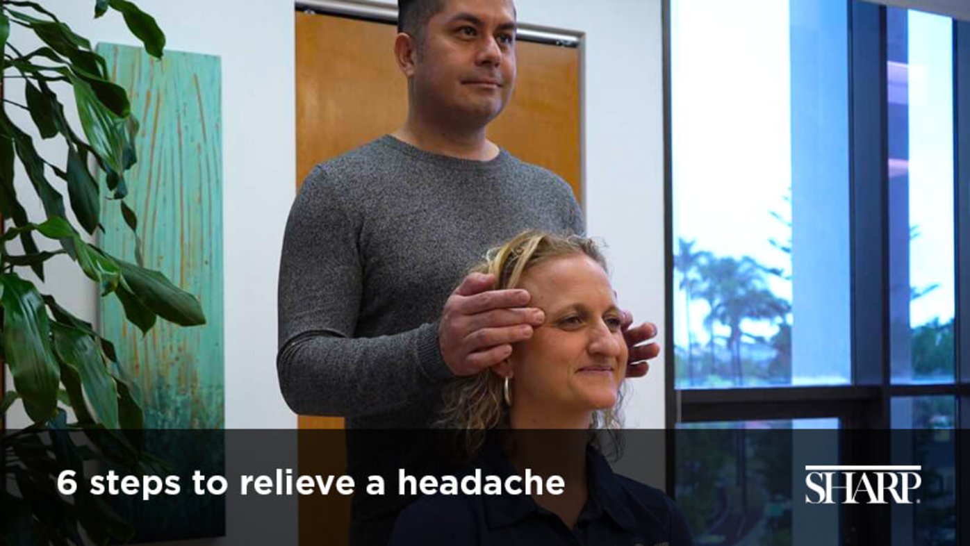6 steps to relieve a headache (video)