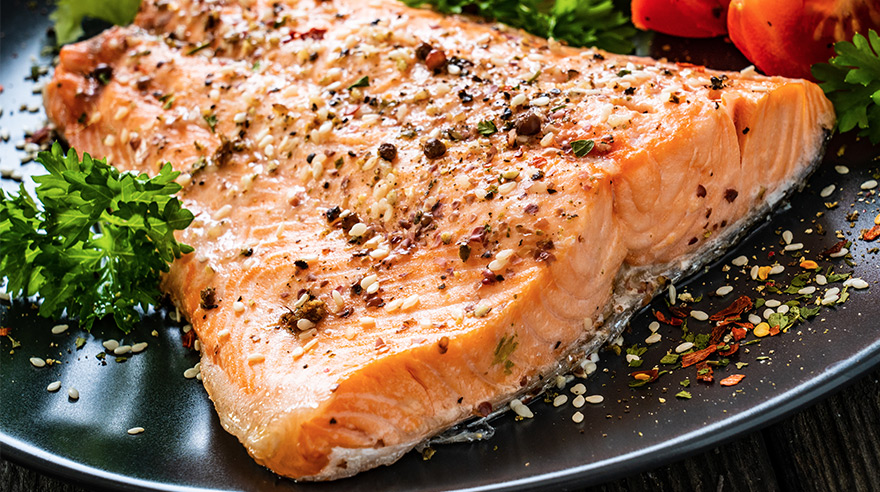 Roasted Salmon With Farro-Quinoa Salad Recipe | Sharp HealthCare