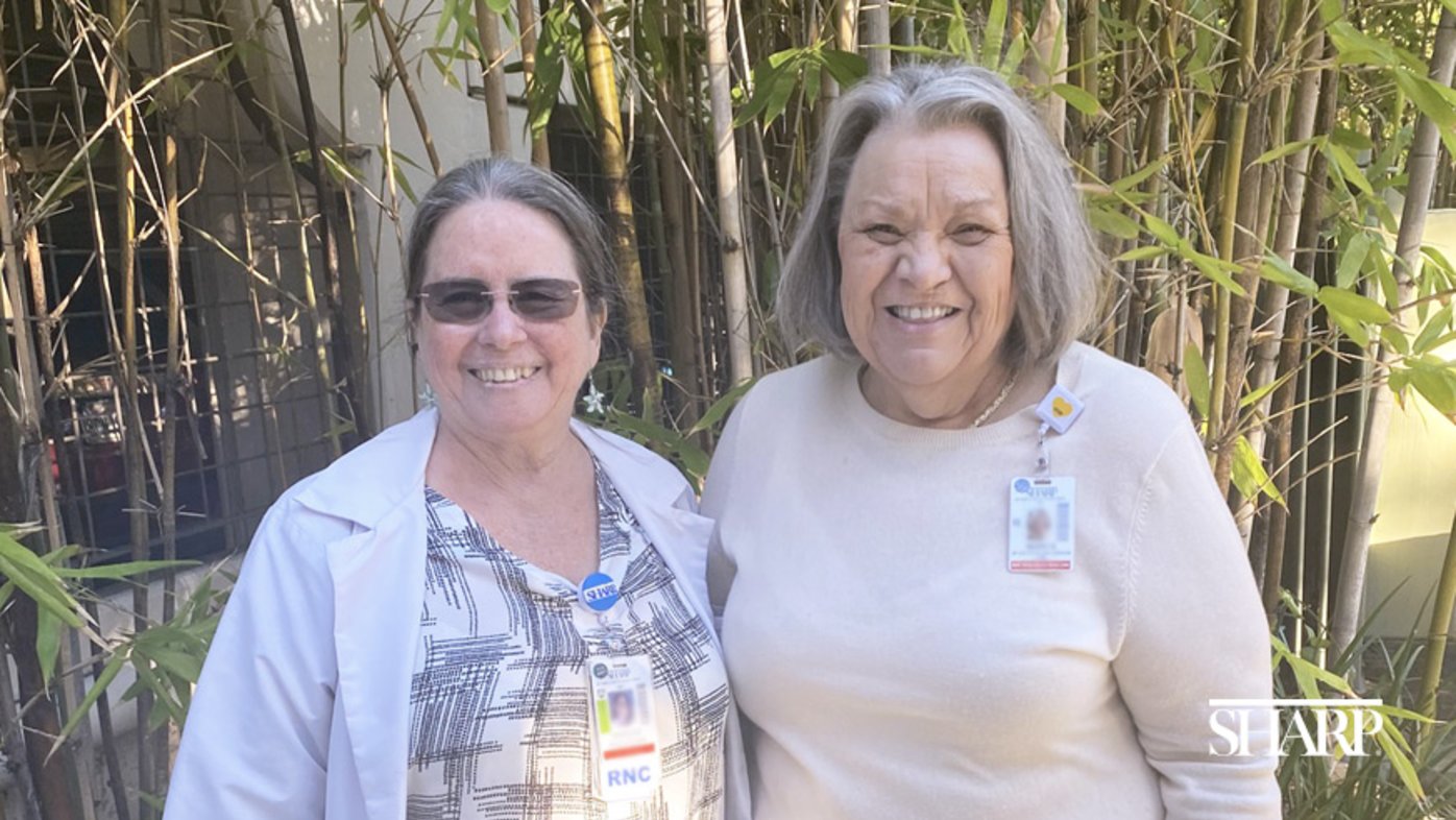 Sheila Erickson and Mary Elington of Sharp Grossmont Hospital