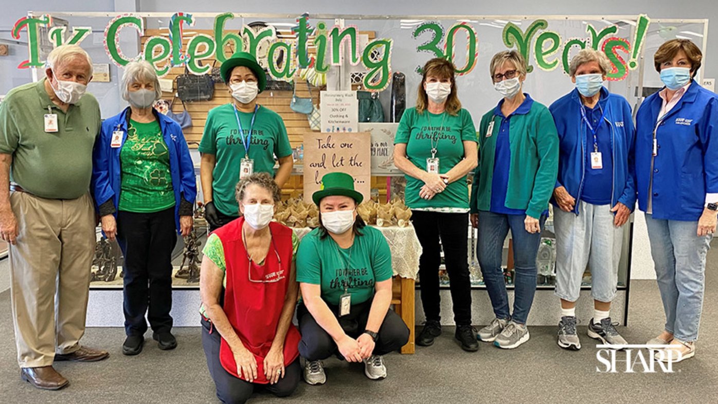 Volunteers and staff at the Thrift Korral in La Mesa