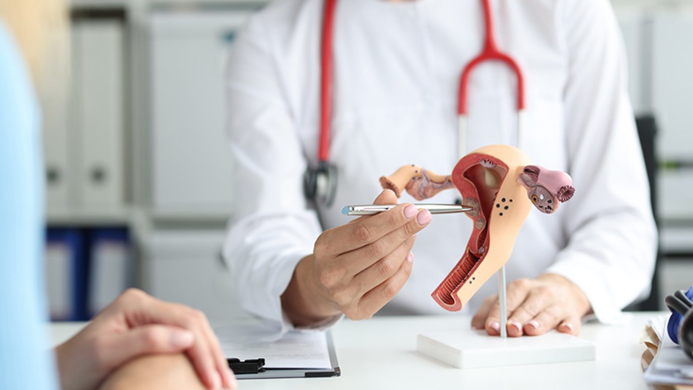 Doctor discussing women's health with a patient