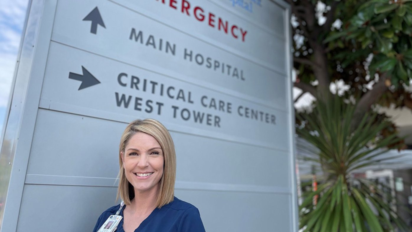Julie Dye, a clinical nurse specialist in geriatrics at Sharp Grossmont Hospital, explains how her department is working to ensure that older adults receive the specialized care they need when using Sharp Grossmont’s emergency services.