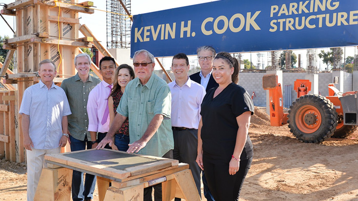 Kevin Cook Kevin H. Cook Makes Generous Donation to Sharp Memorial | Sharp HealthCare
