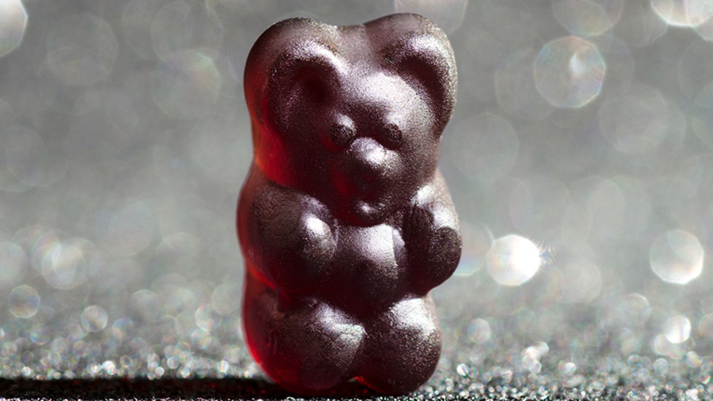 Bear-shaped candy