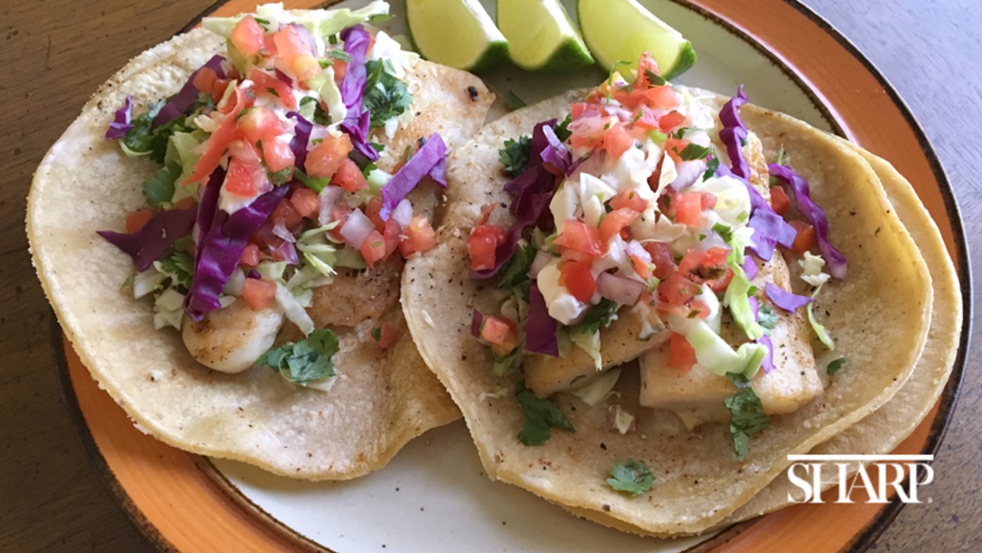 Simple Fish Tacos Recipe Sharp HealthCare Simple fish tacos recipe sharp healthcare