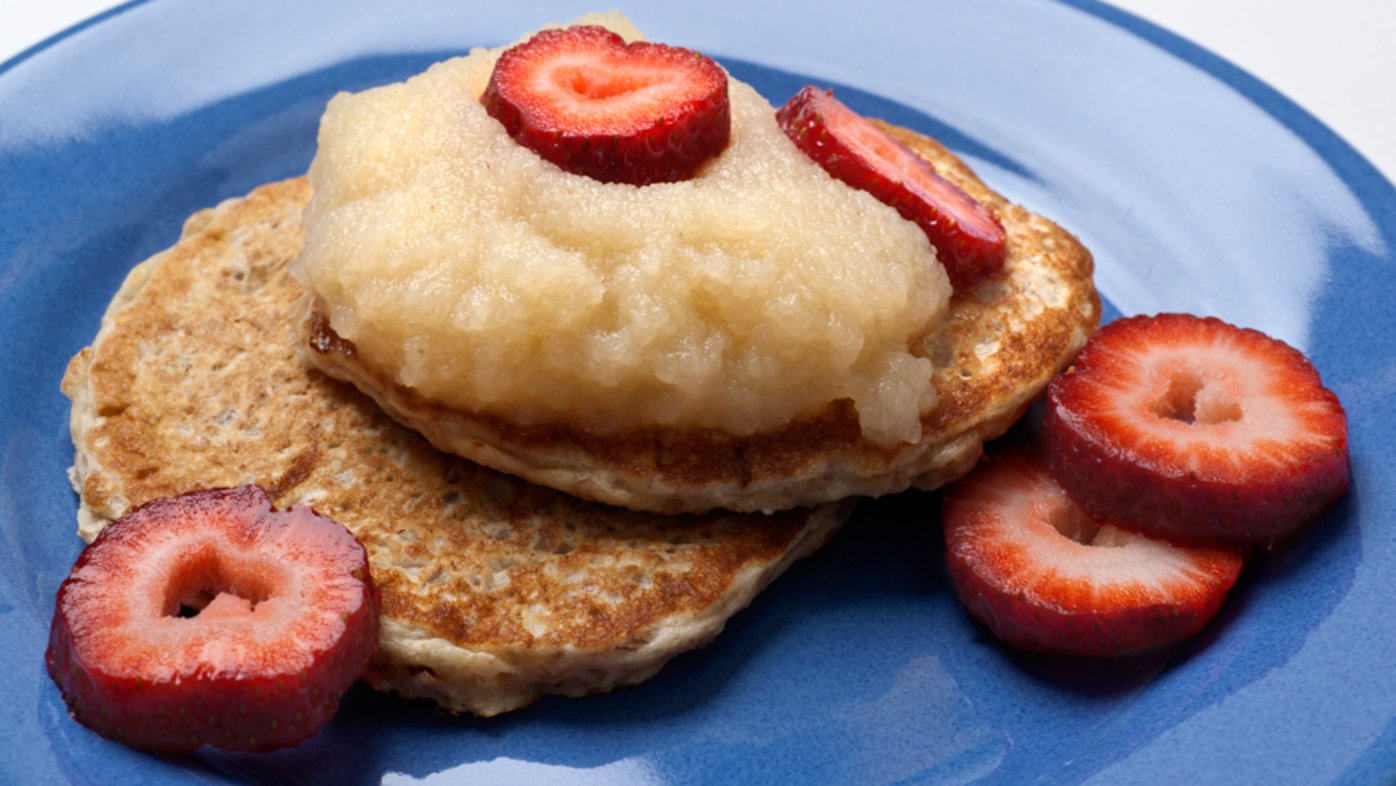 Applesauce pancakes (recipe) 