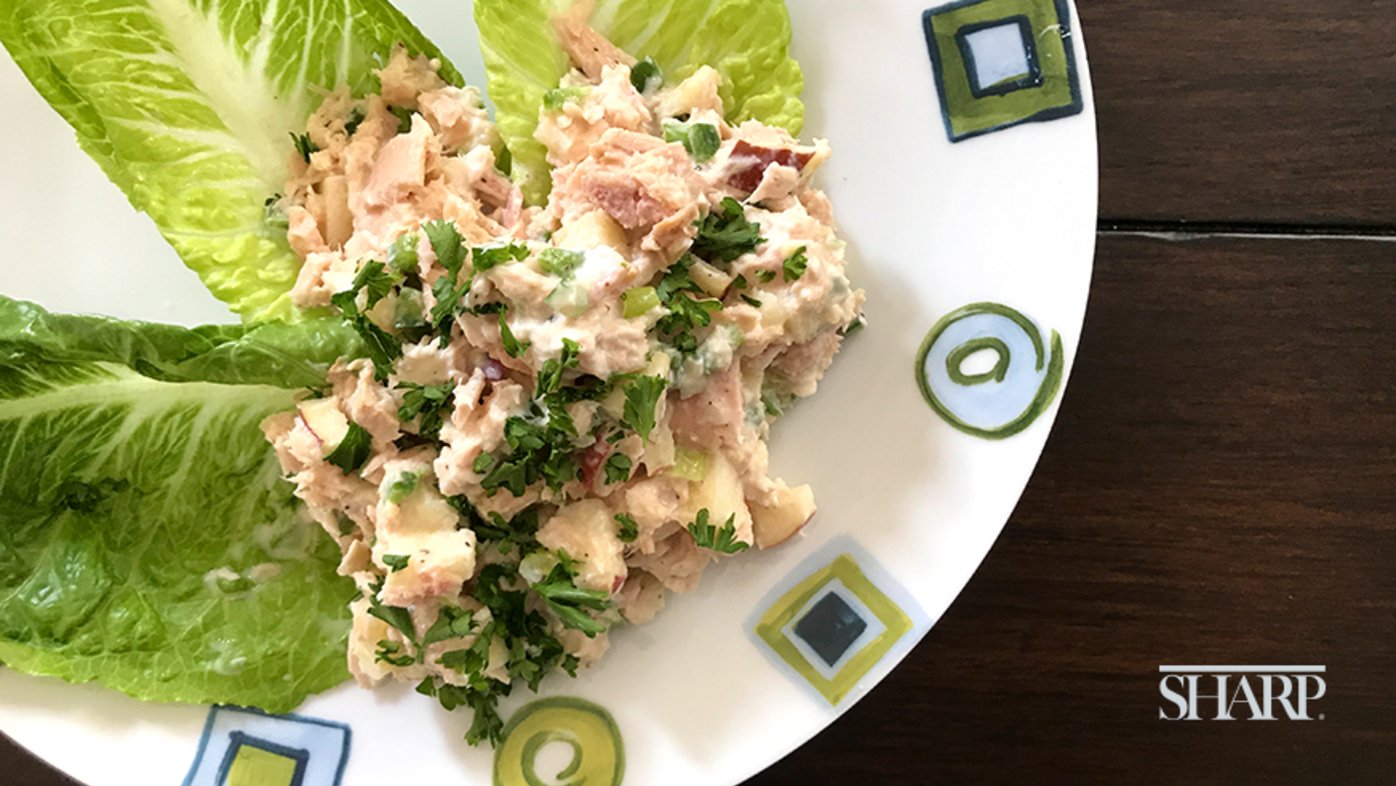 No-mayo tuna salad (recipe)