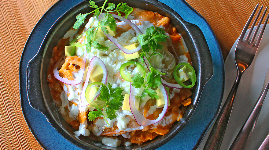 Receta de Chilaquiles Saludables Sharp HealthCare