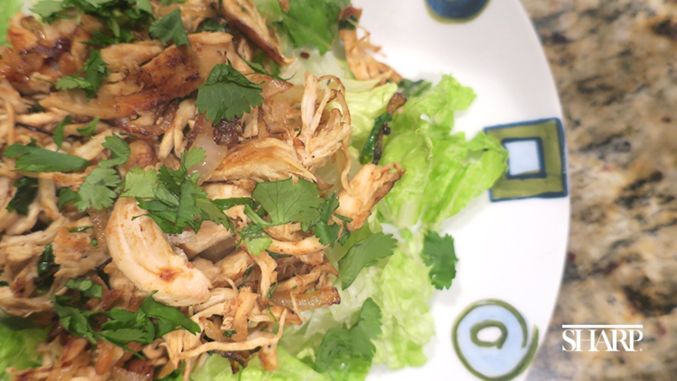 Slow cooker chicken vaca frita (recipe)