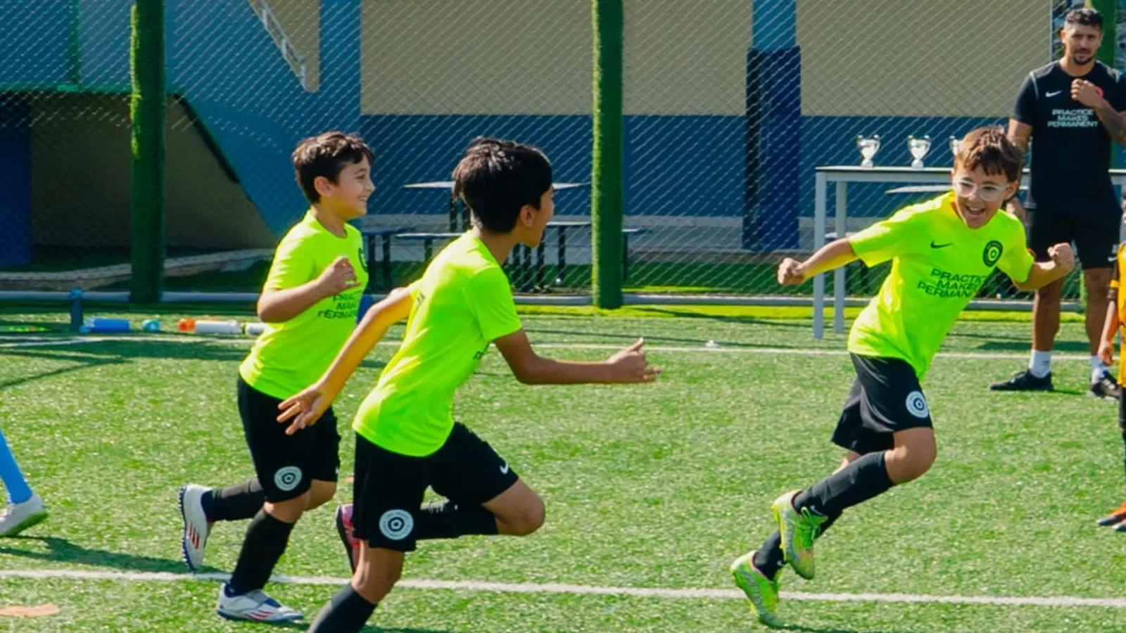 Football coaching at Dubai DIP Academy