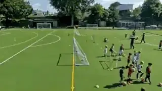 VEO camera footage of young players in action
