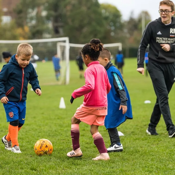 Girl’s football in Surbiton