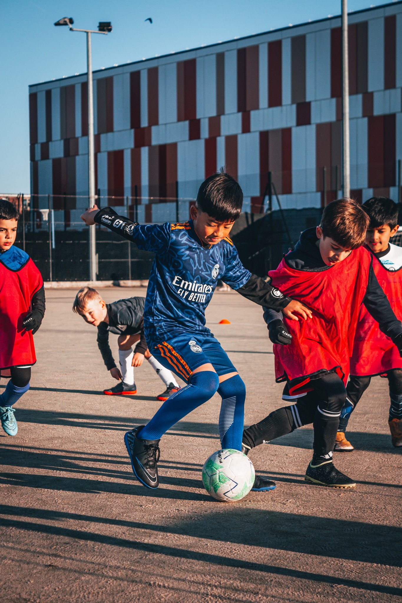 Football training near Cornard