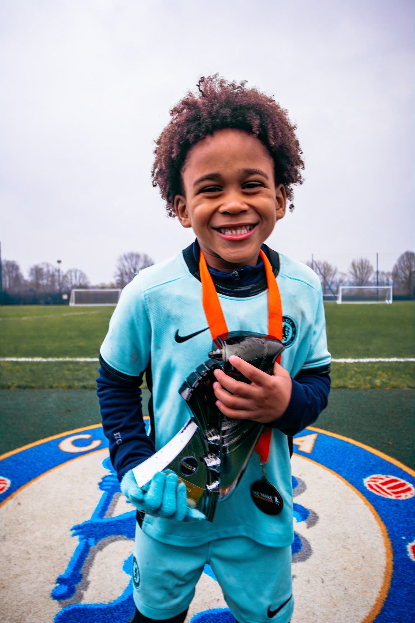 Football training near Grange Park