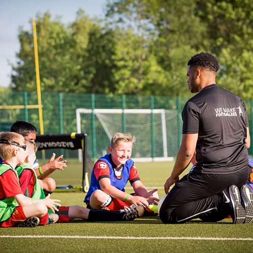 Football training near Spring Park