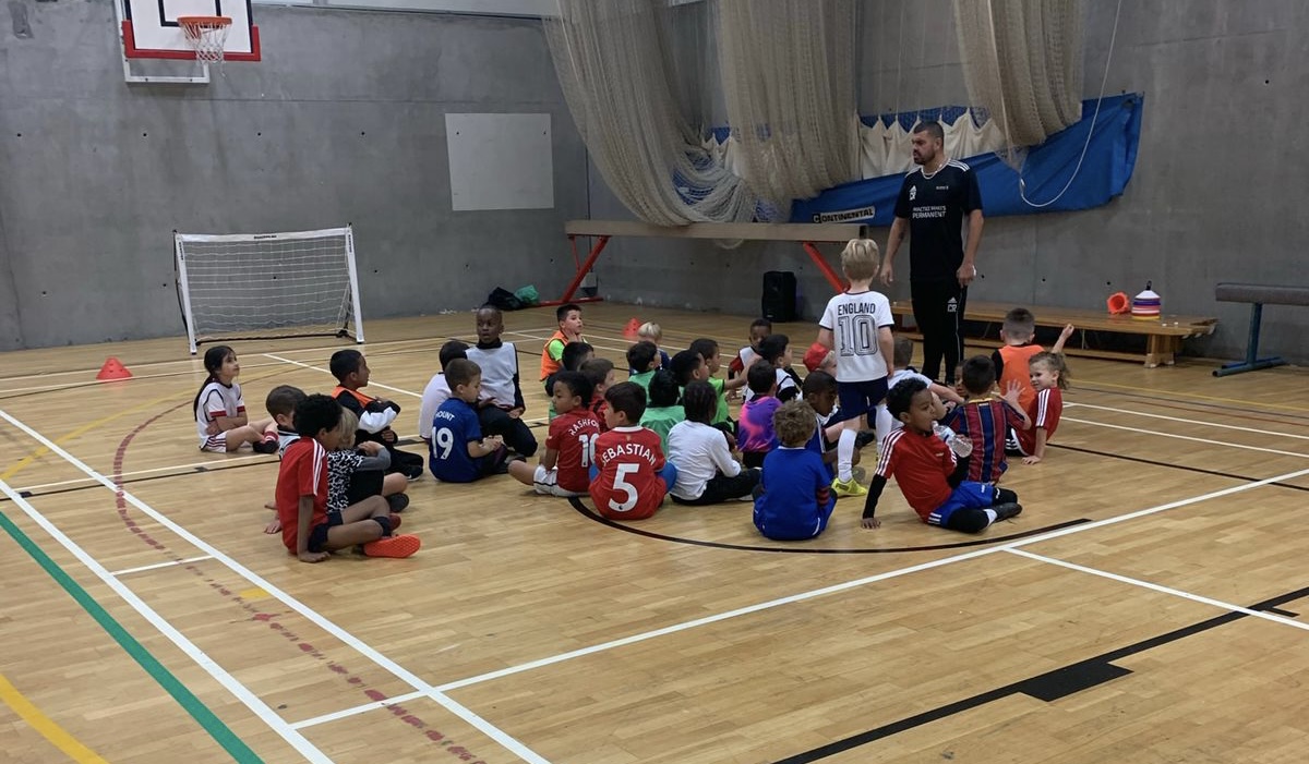 Football training near Belsize