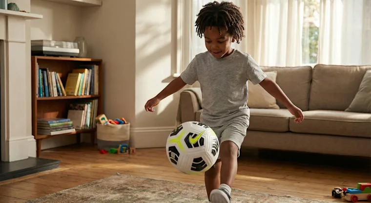 5 ejercicios de fútbol bajo techo para mantener activos a tus hijos en las vacaciones de invierno
