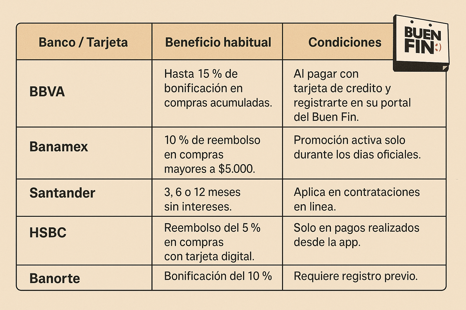 imagen Bancos Buen FIn
