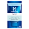 Nervive pain relieving cream package with lidocaine and menthol, featuring blue molecular design and 3.0 oz size.