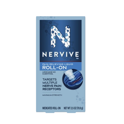 Nervive Pain Relieving Roll-On Liquid, 2.5oz Product