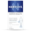 Nervive Nerve Health supplement packaging showing 30 tablets that promote blood flow and fortify nerves with alpha-lipoic acid.