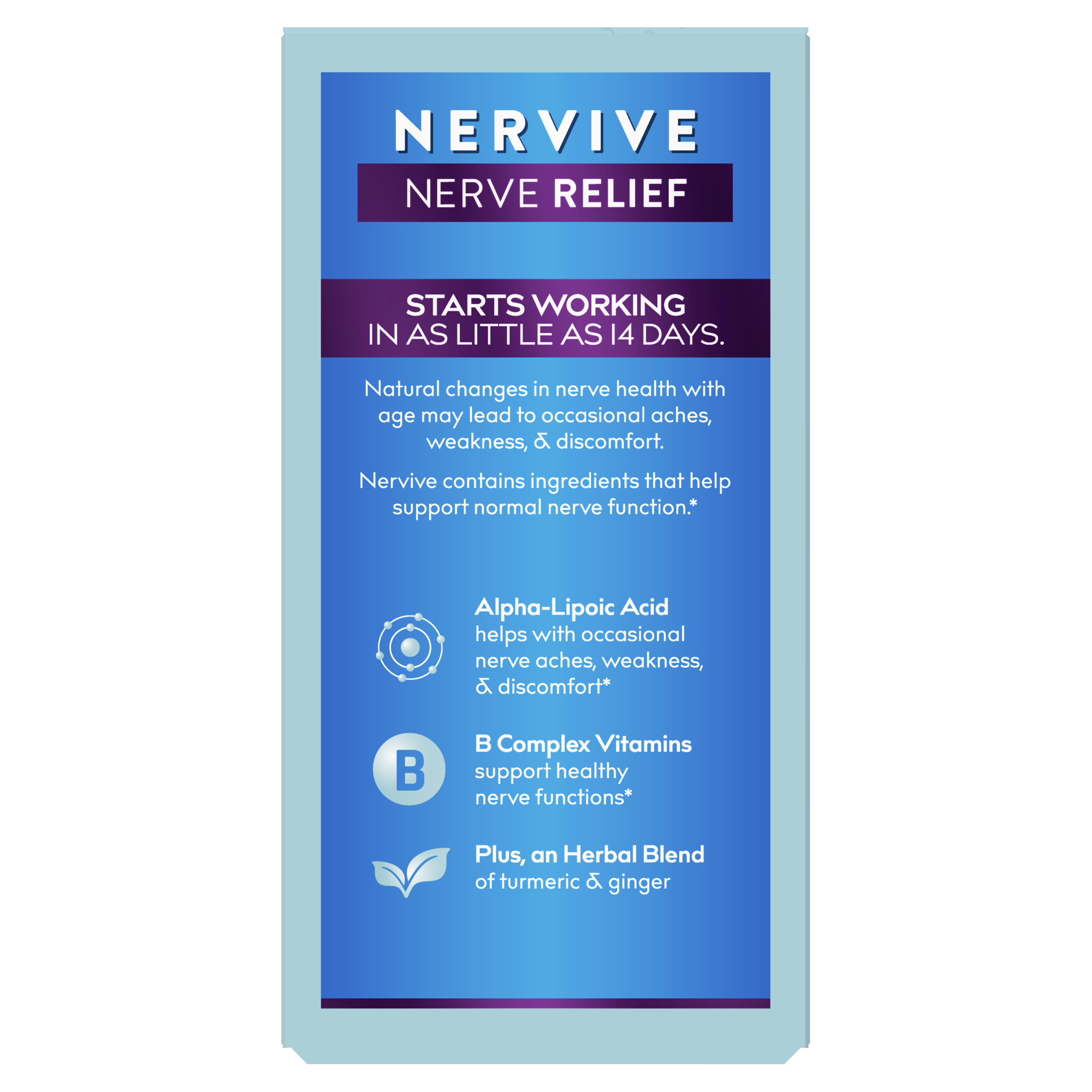 Nervive Nerve Relief Helps With Occasional Aches And Discomfort | Nervive