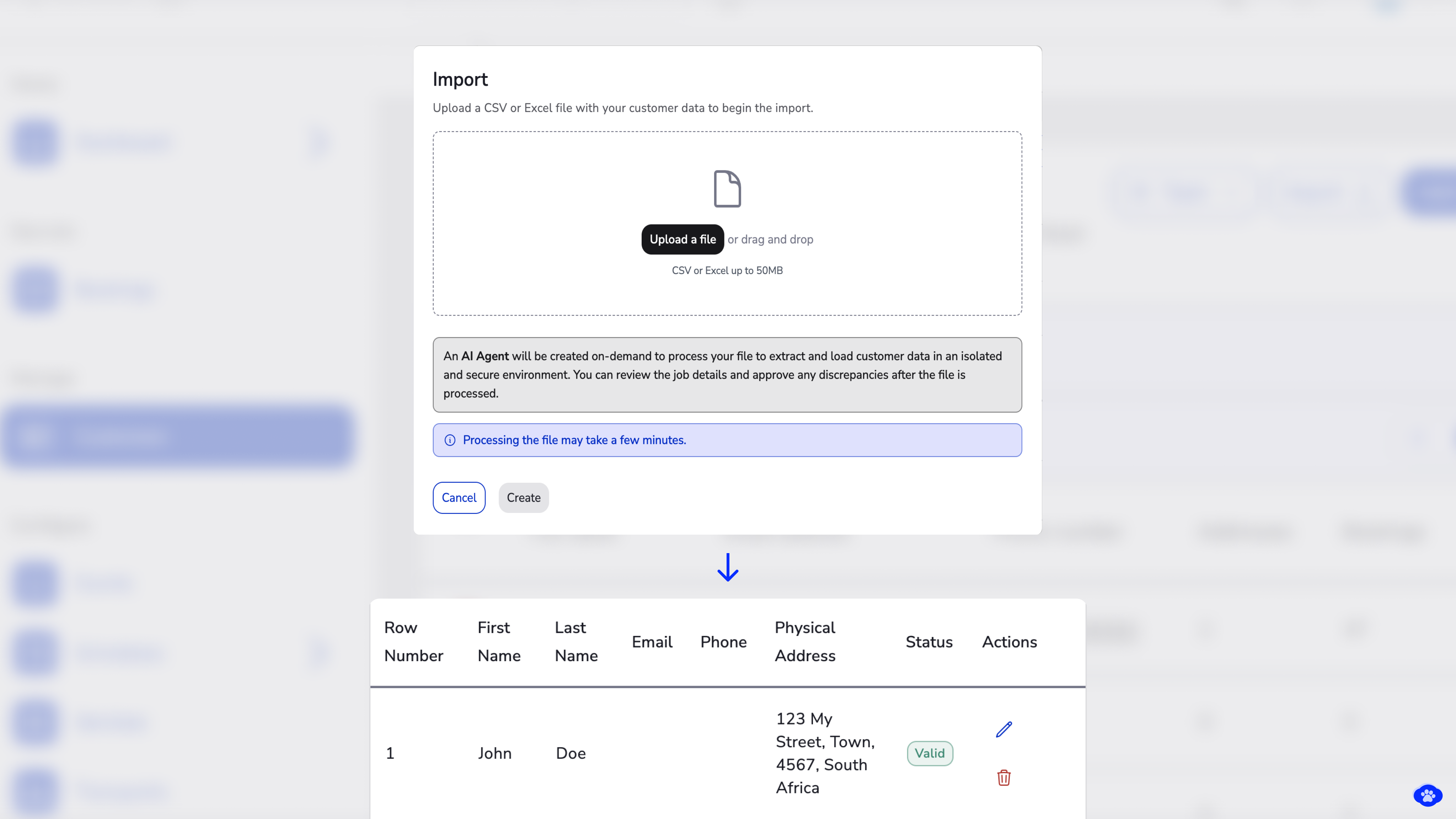 Hero image for article with title: Introducing the future of data importing: meet our first AI agent! 