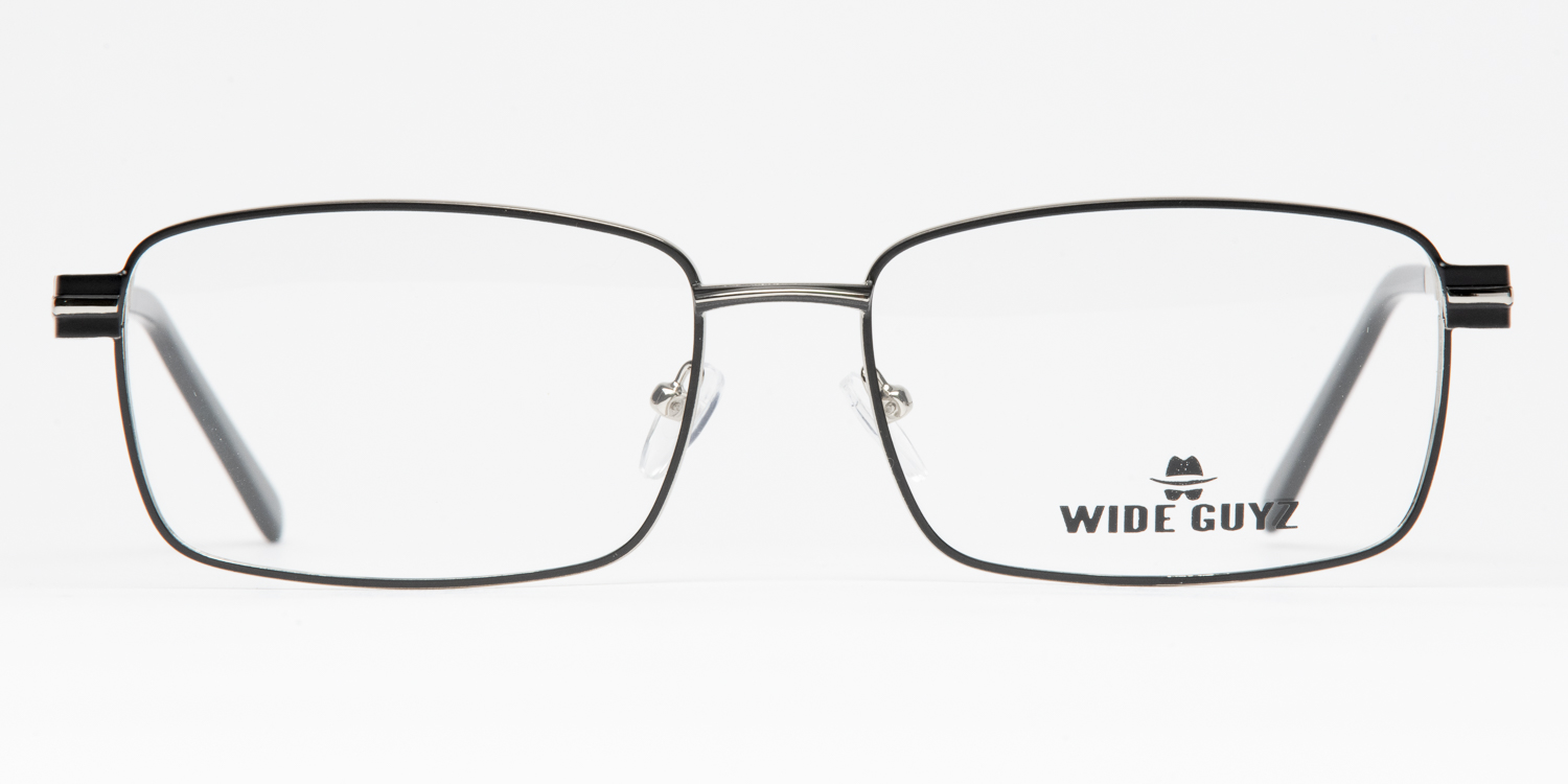 New Wide Guyz Black PAULIE discount Eyeglasses 60mm for The Stylish Large Man