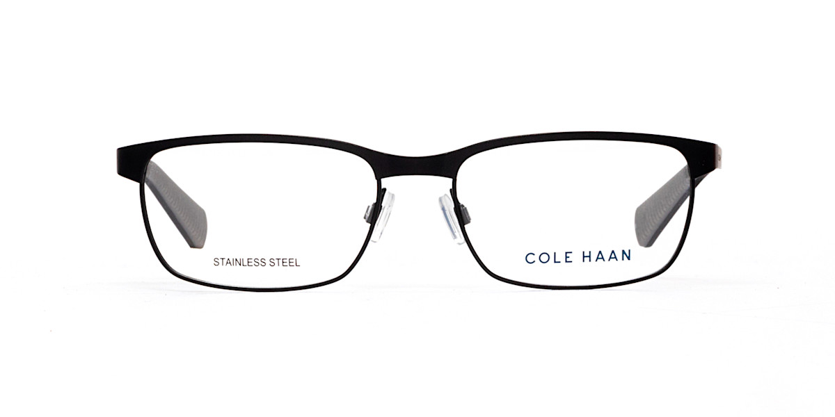 New. Cole Haan Black Metal Rectangular Glasses Cole Haan CH6087 Sunglasses | Select Eyewear main image 2