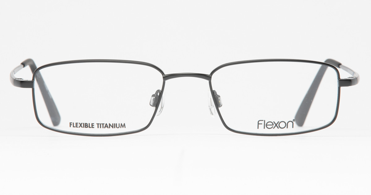 Black FLEXON EINSTEIN 600 Eyeglasses EyeCare Associates