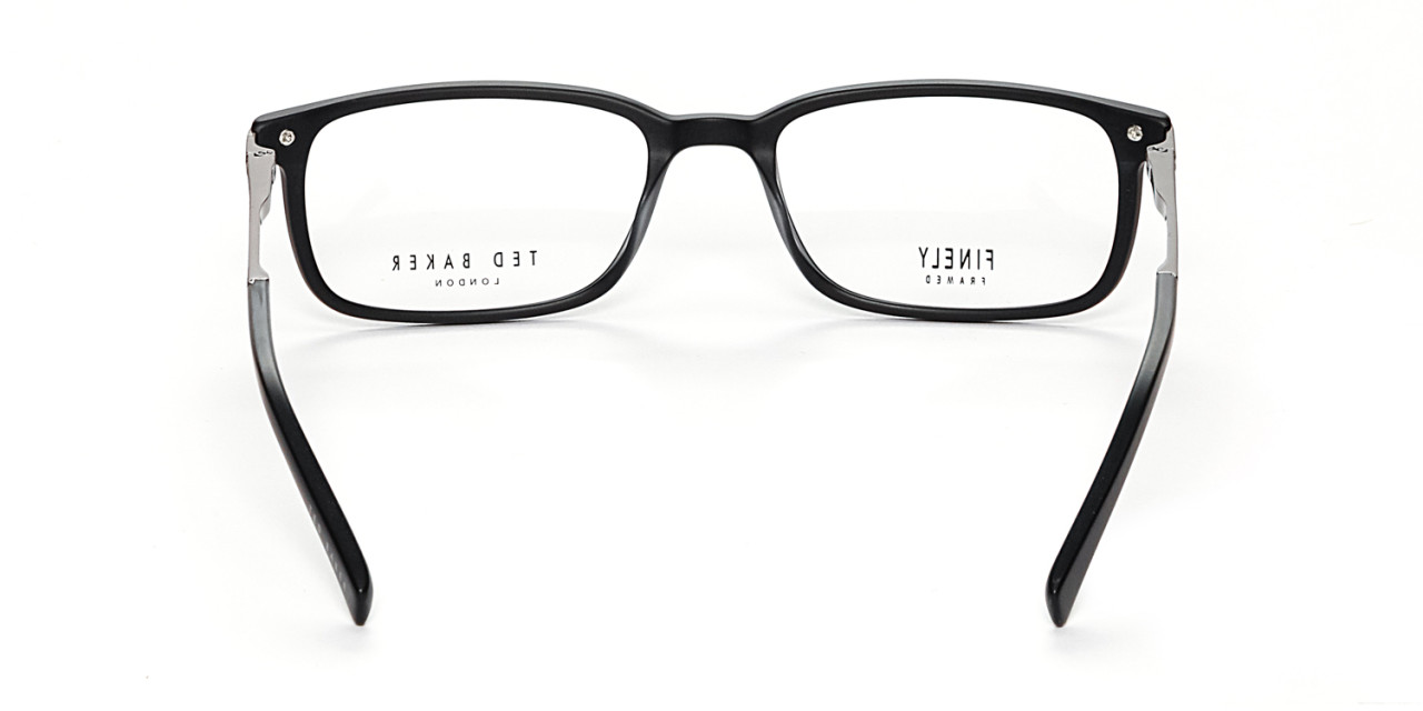 Black TFM002 Eyeglasses | The EyeDoctors Optometrists