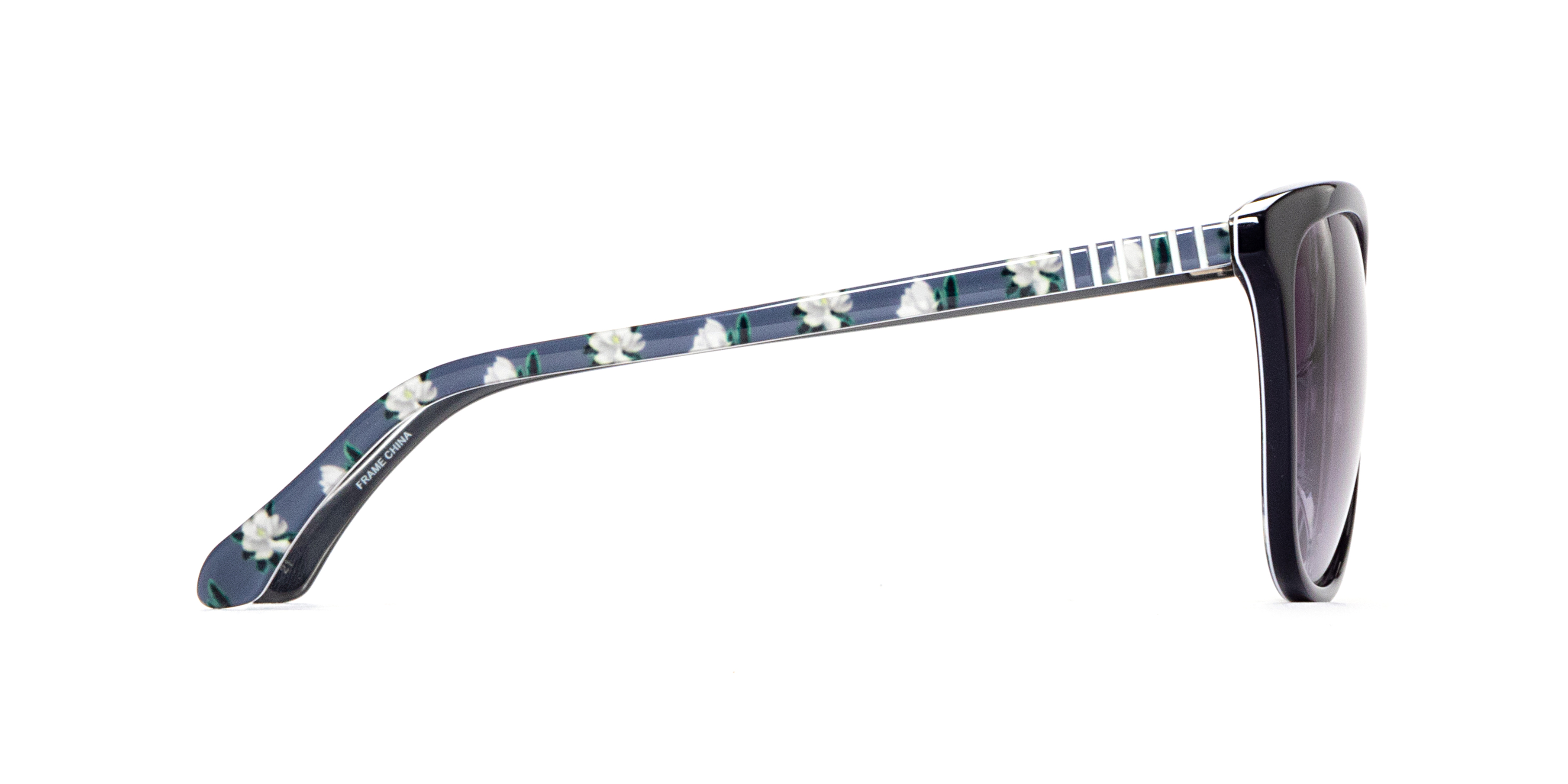 Draper James Sunglasses DJ7003 414 INDIGO Blue Square Frames Only Draper James DJ7035 Sunglasses main image 2