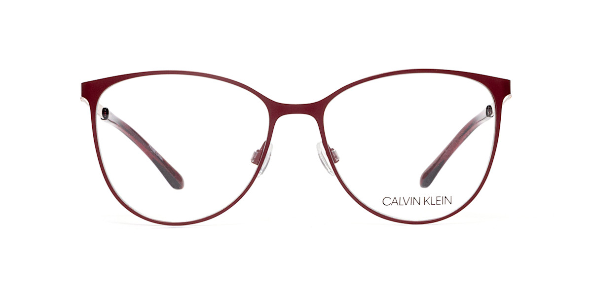CALVIN KLEIN Eyeglasses Frames ONLY 49-17-130 red full rim rectangle 5118 604 Porsche Design Frame - P main image 4