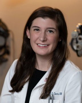 Headshot of Clarkson Eyecare optometrist Dr. Paige Carr, OD