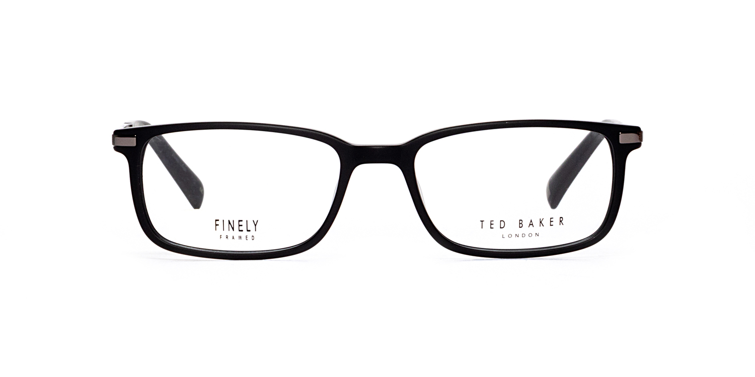 Black TFM002 Eyeglasses | eyecarecenter