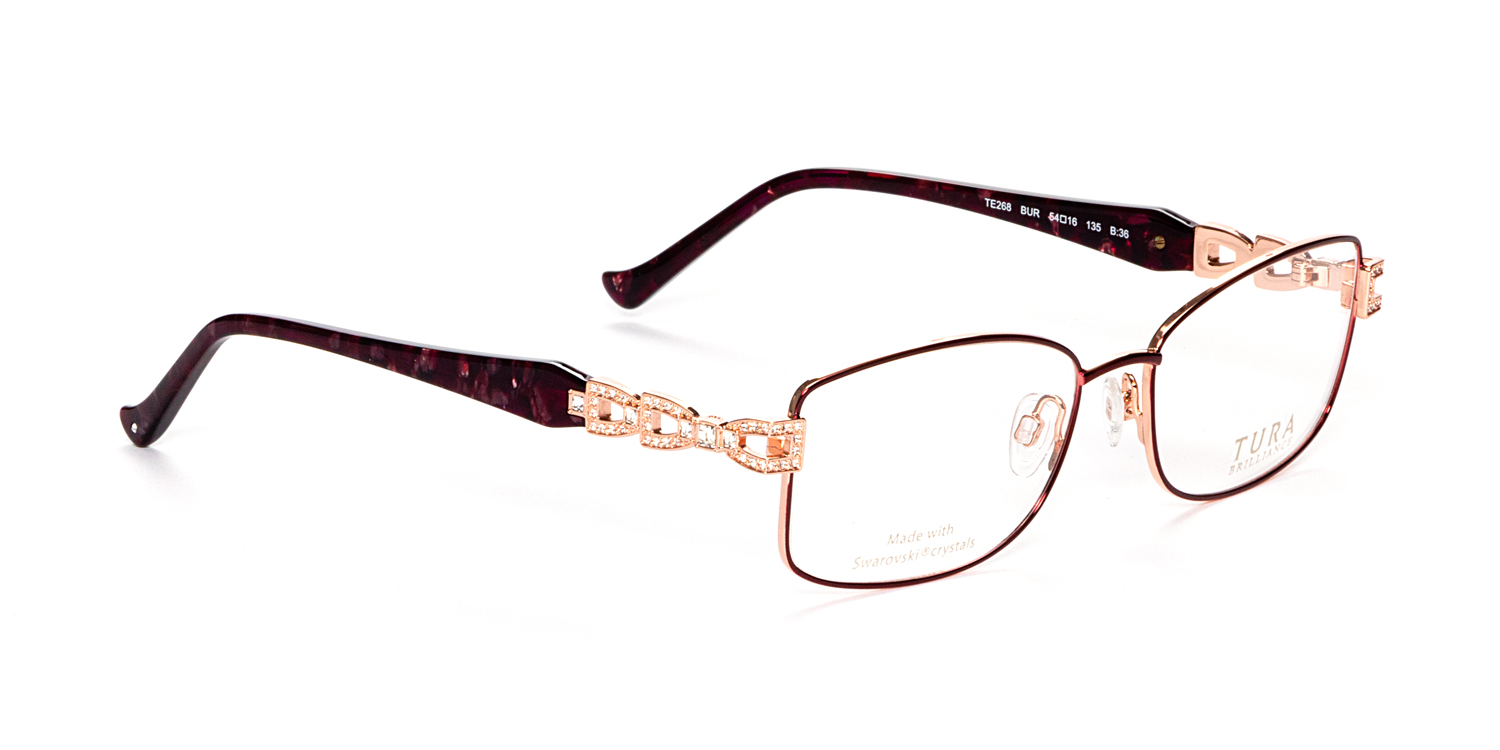 Red TE268 Eyeglasses | eyecarecenter