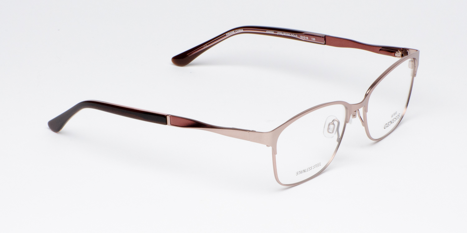 Genesis Altair Sunglasses Frame G5044-780 Women\'s Rose Gold Full Rim 52-16-135 G5062 Eyeglasses - Genesis by Altair Authorized Retailer  main image 3