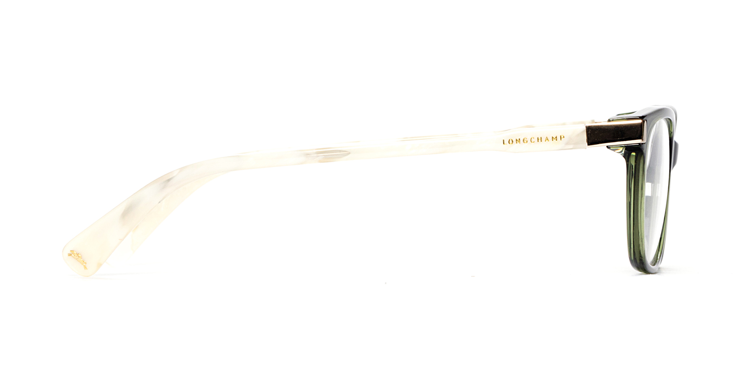 Longchamp Eyeglasses Lo2659 306 Striped Green 51/14/140 - NWT Green LO2659 Eyeglasses | Clarkson Eyecare main image 2
