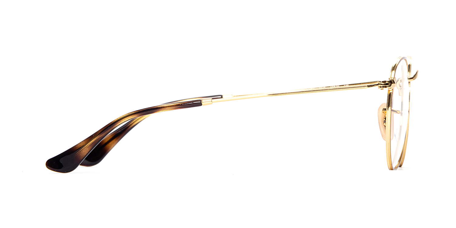 RB5433 OPTICS Eyeglasses with Violet On Transparent Pink