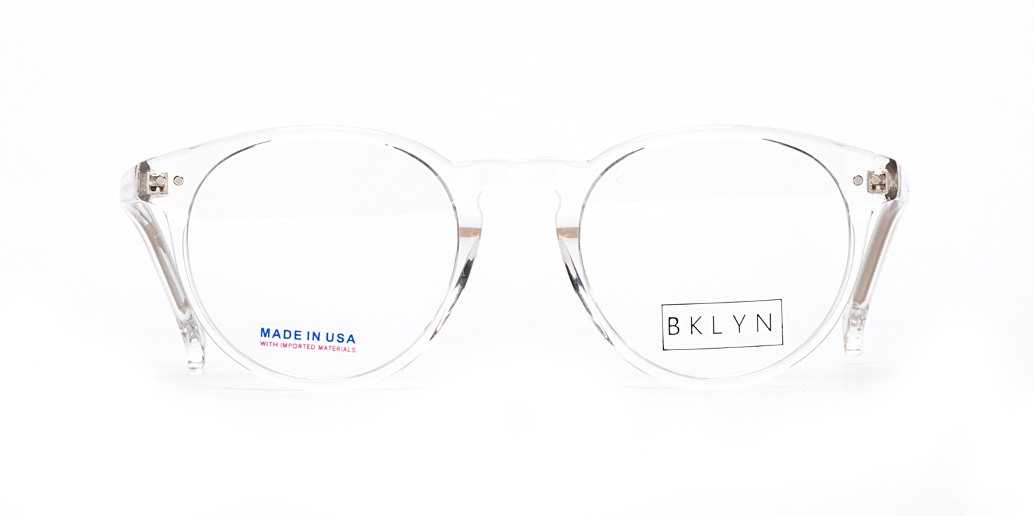 【かなみん】gypsophila Clear Blouson White Crystal Hudson Eyeglasses | Clarkson Eyecare